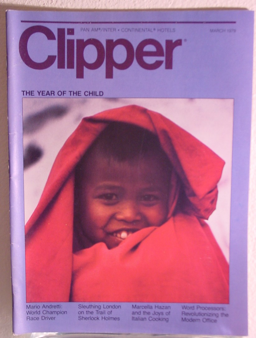 1979 March, Clipper in-flight Magazine with a cover story on children.